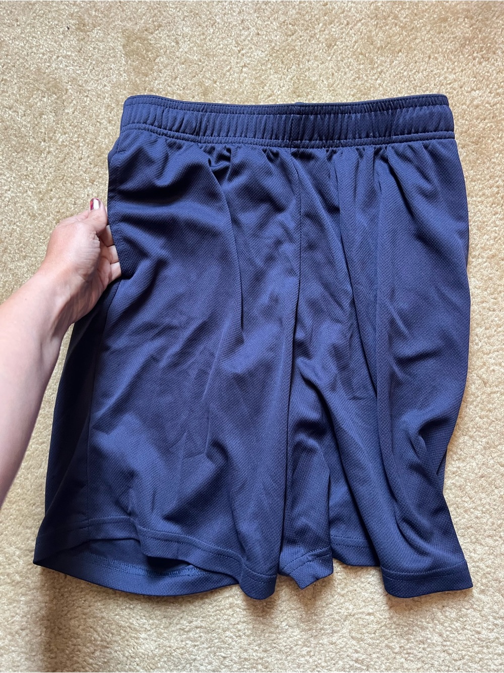 All In Motion Boys L (12-14) Athletic Shorts - Navy Blue - Picture 2 of 4